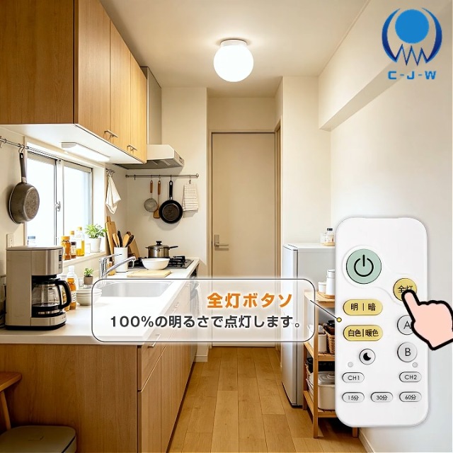 Amazon.co.jp : LEDシーリングライト 4.5~6畳 小型軽量 リモコン付 調